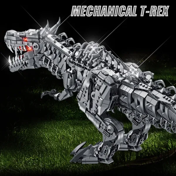 Large Mechanical T-Rex Building Blocks Set - Image 4