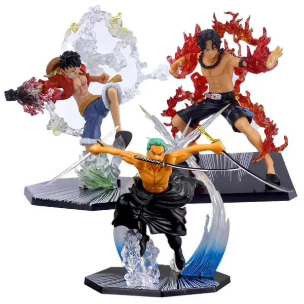 One Piece PVC Action Figures Set - Luffy & Ace