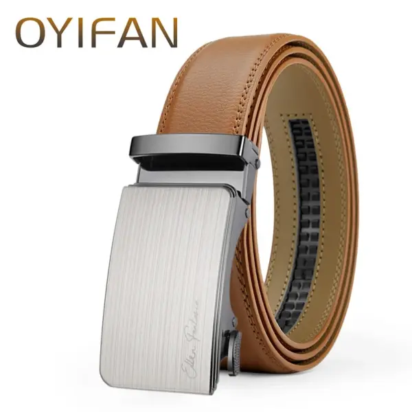 Men's Automatic Leather Business Belt - Image 8