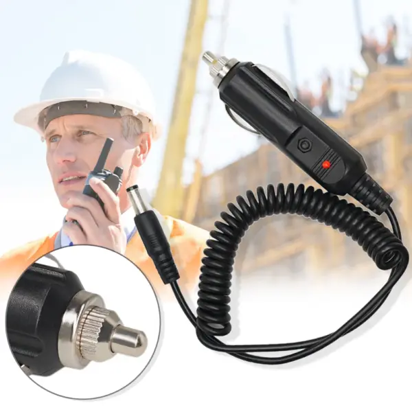 12V Car Charger for Baofeng Walkie Talkies - Image 2