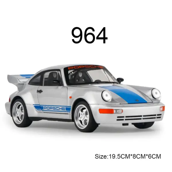 1:24 Scale Diecast 911 Turbo S Model Car - Image 9