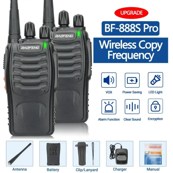 Baofeng BF-888S Pro Walkie Talkie Set - Image 9