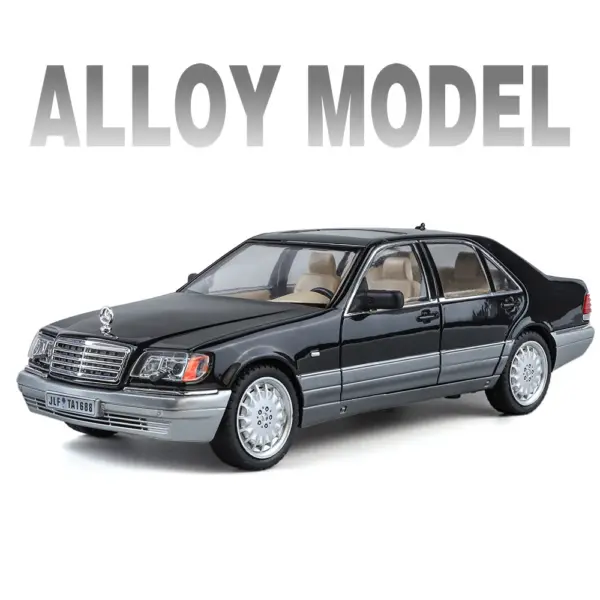 1:24 W140 320SEL Diecast Model Car with Lights - Image 8