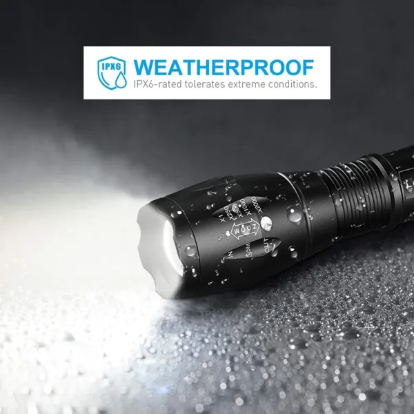 Super Bright Waterproof LED Flashlight 5 Modes - Image 4