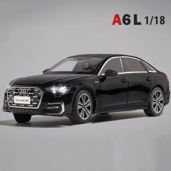 1:18 A6L Alloy Diecast Car Model with Sound