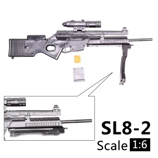 1/6 Scale HK SL8 Assault Rifle Model Toy - Image 5