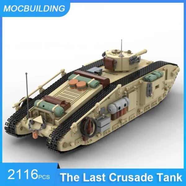 MOC Military Tank Model 2116PCS Building Set - Image 3