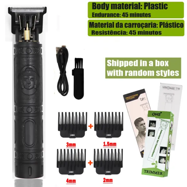 OHS X1 LCD Hair Clipper 0mm Trimmer - Image 11