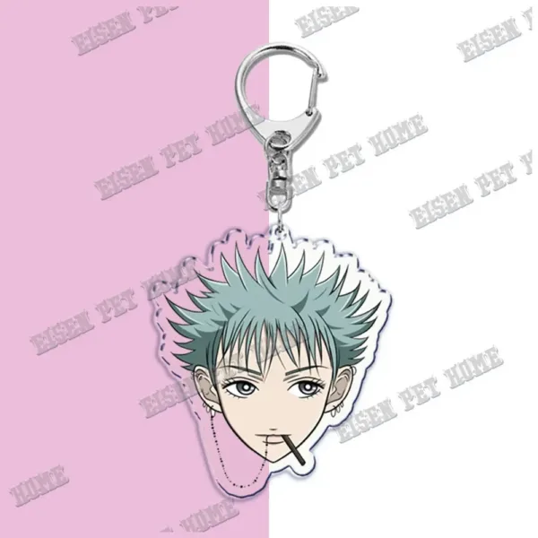 Nana Anime Keychain with Black Stones Pendant - Image 11