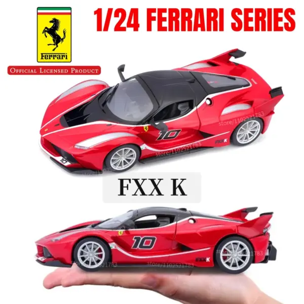 1:24 Scale Ferrari Diecast Car Model - Image 2