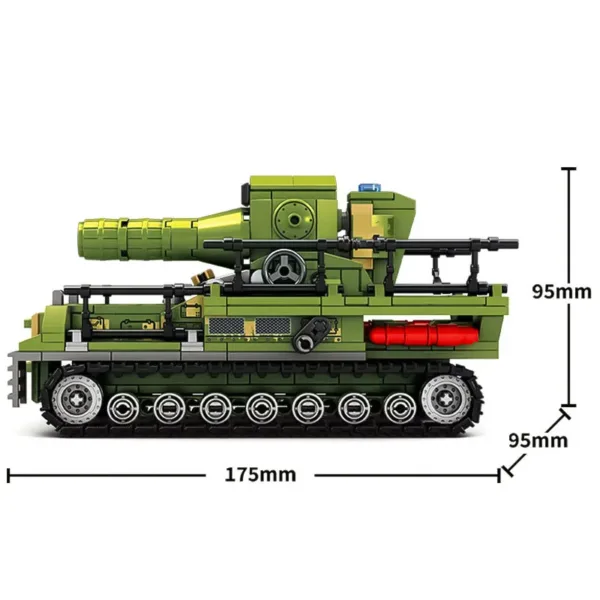 Leopold WWII Tank Building Blocks Toy - Image 4