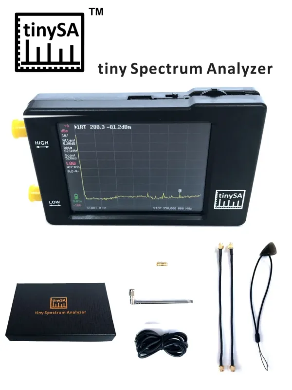 TinySA 2.8 Inch Spectrum Analyzer 100kHz-960MHz