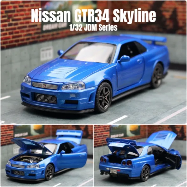 1/32 Nissan Skyline GTR R35 Racing Model - Image 14