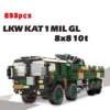 MOC Military Truck Brick Set 893 Pieces