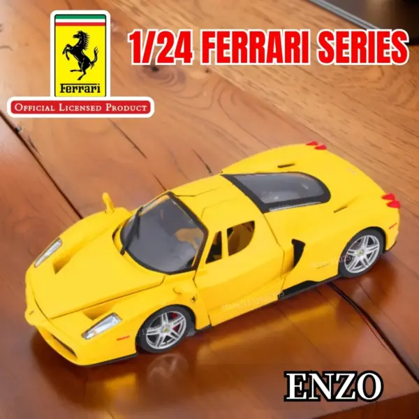 1:24 Scale Ferrari Diecast Car Model - Image 19