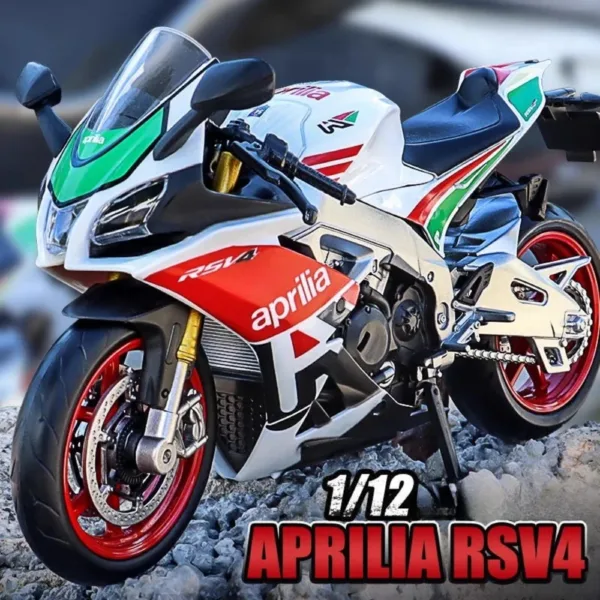 1:12 Scale Aprilia RSV4 Alloy Motorcycle Model