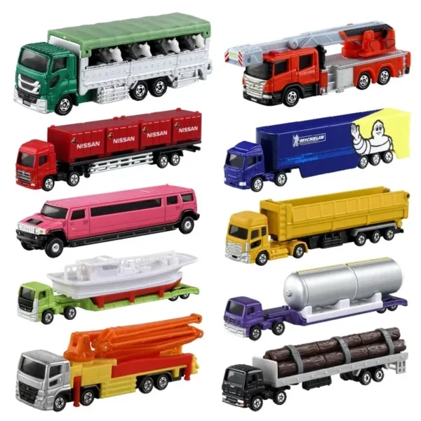 Diecast Extended Truck Bus Toy Model 1:120 - Image 5