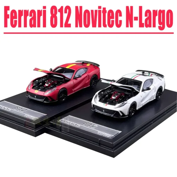 1/64 Ferrari 812 Novitec Diecast Model Car