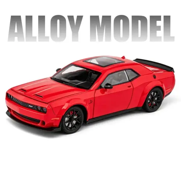 1:24 Alloy Dodge Challenger SRT Hellcat Model - Image 9