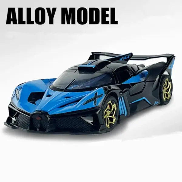 1:32 Bugatti Bolide Diecast Alloy Car Model - Image 8