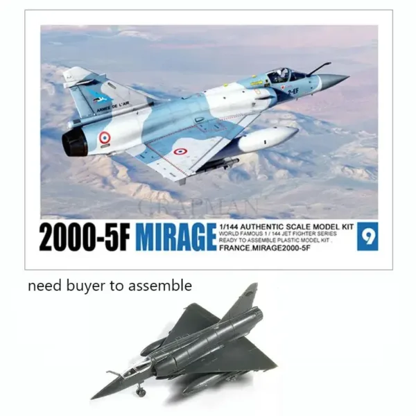 1/144 Fighter Model Set F14 F15 F-4E 28pcs - Image 13