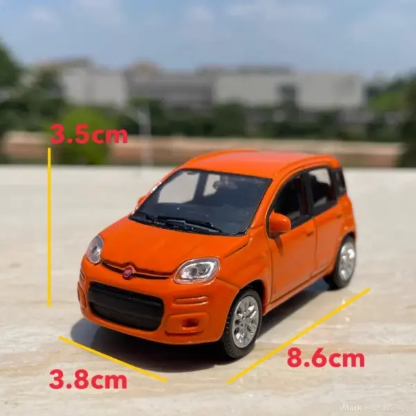 1/43 Scale Fiat Panda Diecast Metal Model - Image 6