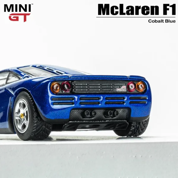 1/64 Scale McLaren F1 Cobalt Blue Diecast Model - Image 2