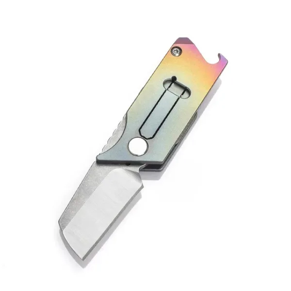 Titanium Alloy Folding Knife S35VN Steel EDC Tool - Image 16