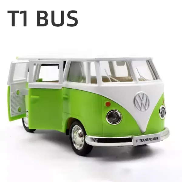 1:36 Volkswagen VW T1 Bus Diecast Toy Model - Image 9