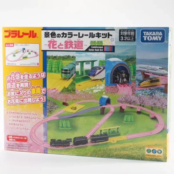 Tomica Plarail Spring Winter Train Track Set - Image 2