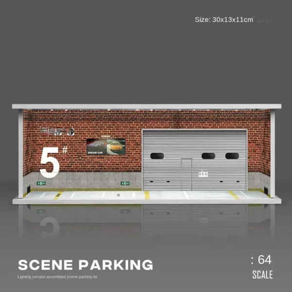 1/64 Scale Alloy Parking Garage Model Display - Image 5