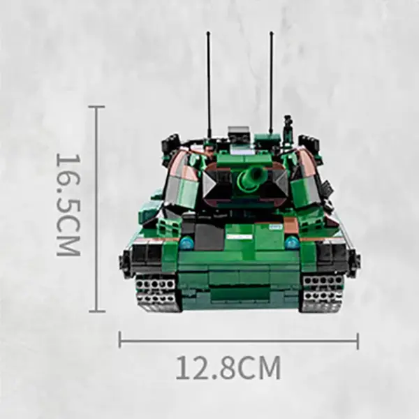 1145PCS Leopard 1 Tank Building Blocks Set - Image 6