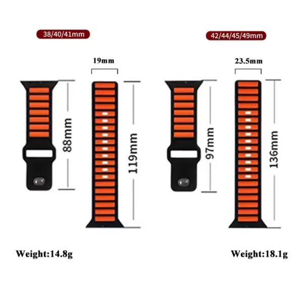 Silicone Sport Band for Apple Watch 38-49mm - Image 6