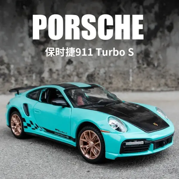 1:24 Porsche 911 Turbo S Diecast Model Car