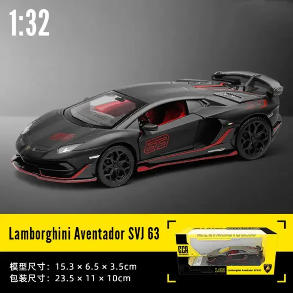 1:32 Diecast Lamborghini Aventador SVJ Model - Image 7