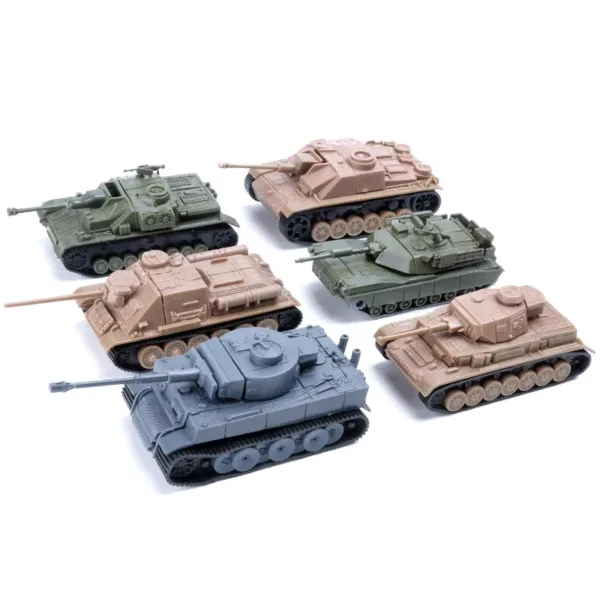 1:72 WWII Tiger Tank Assembled Model Kit - Image 3