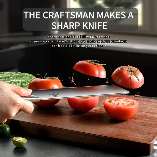 Stainless Steel 18.5 Inch Kitchen Slicing Knife - Image 4