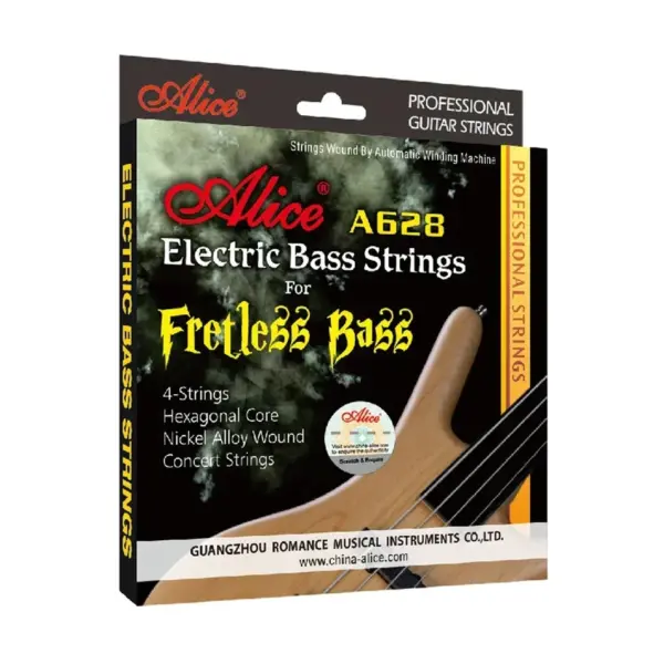 Fretless Electric Bass Strings Set by Alice A628