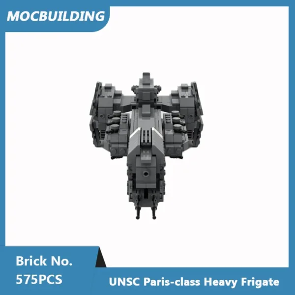 MOC Building Blocks UNSC Heavy Frigate 575PCS - Image 2