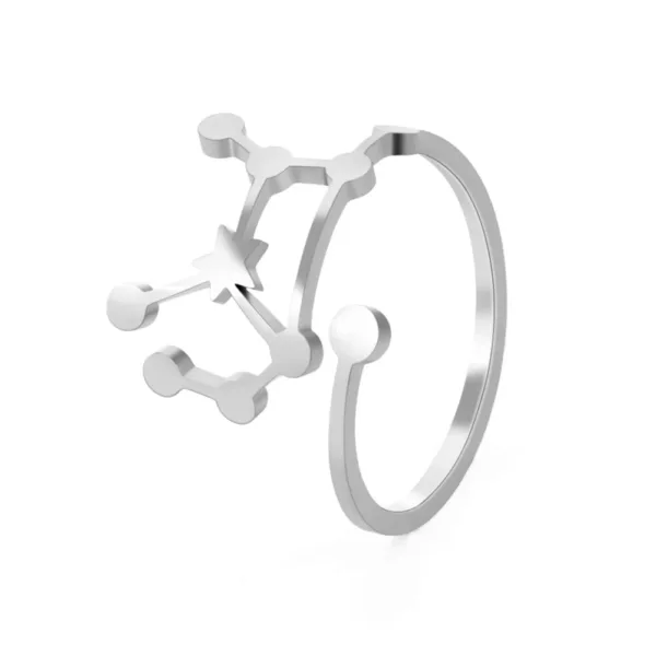 Zodiac Constellation Rings Set for Women - Image 20