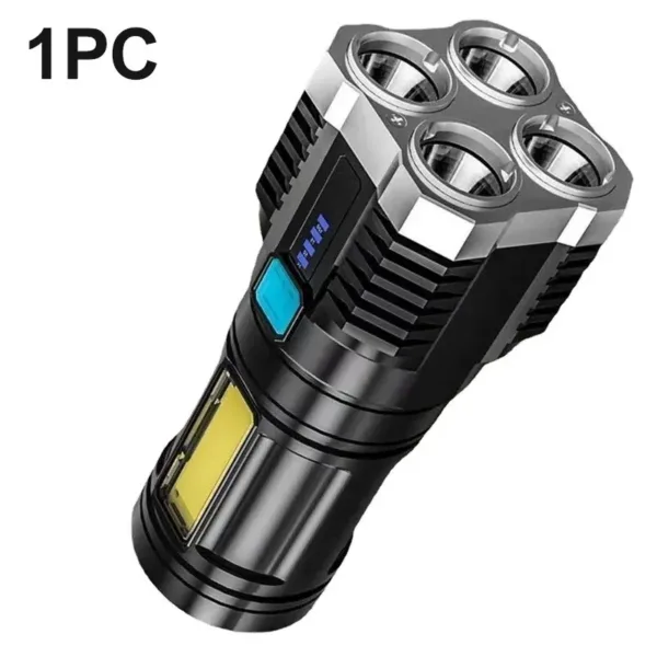 High Power LED Rechargeable Flashlight with COB - Image 7