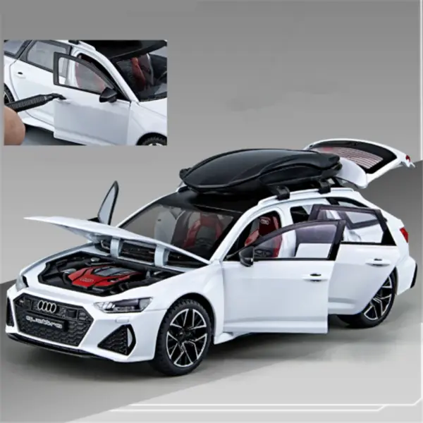 1/24 Audi RS6 Diecast Alloy Car Model - Image 3