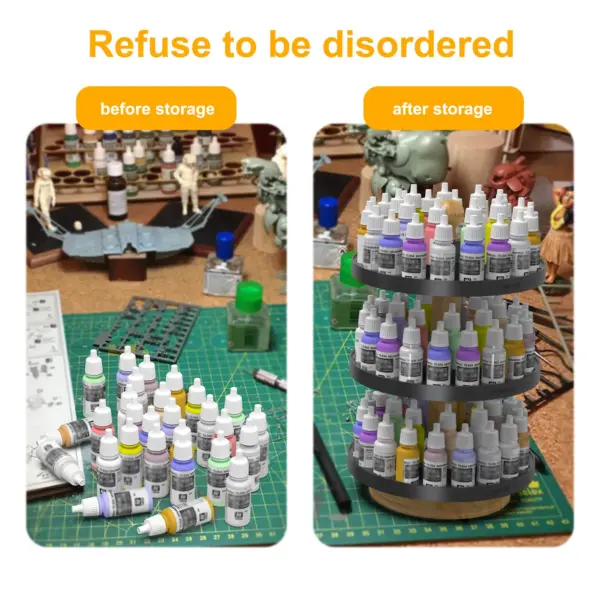 Rotatable Paint Organizer for 17ml Bottles - Image 4