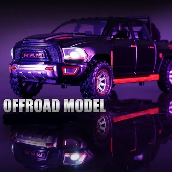 1:32 Dodge RAM TRX Alloy Diecast Model Car - Image 4