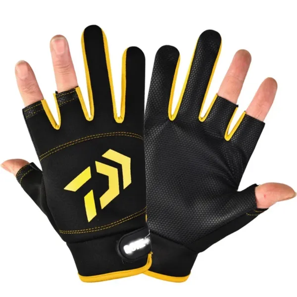 Exposed Finger Fishing Gloves for Outdoor Sports - Image 8