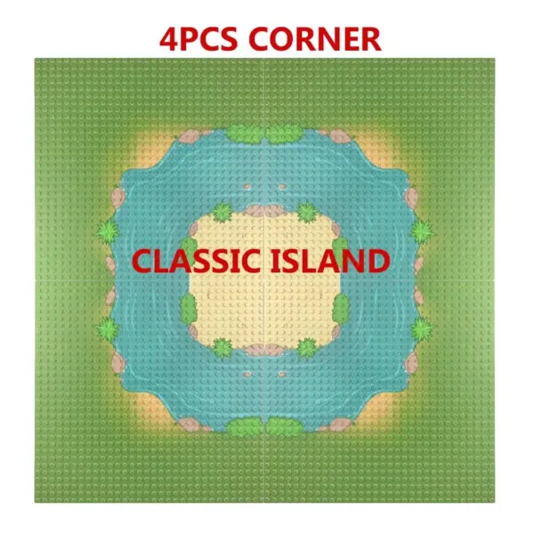 32x32 Dots Island Base Plate for Building - Image 5