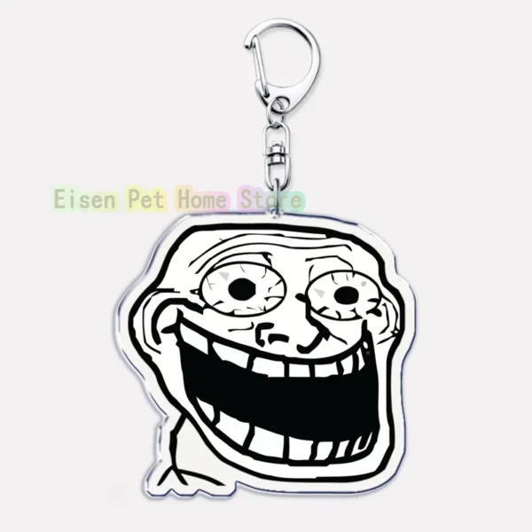 TrollFace Keychain for Bags and Accessories - Image 36