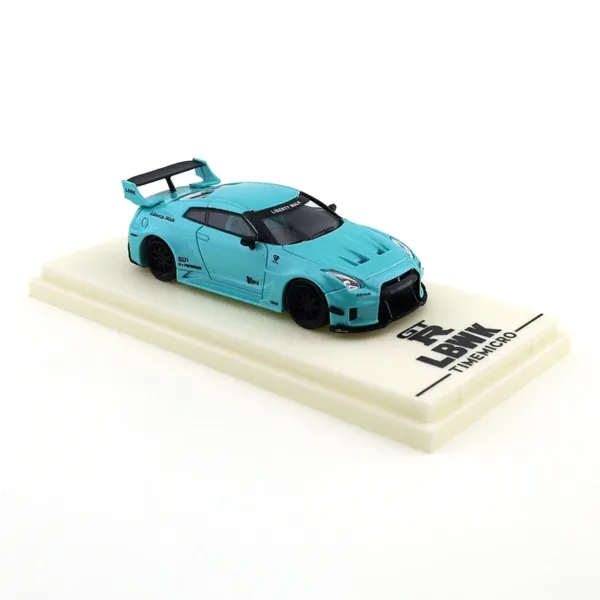 1/64 Scale Nissan GTR3.0 Tiffany Blue Model - Image 4