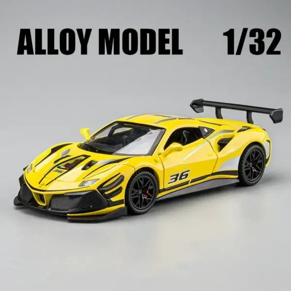 1:32 Scale Ferrari 488 Alloy Diecast Model - Image 11