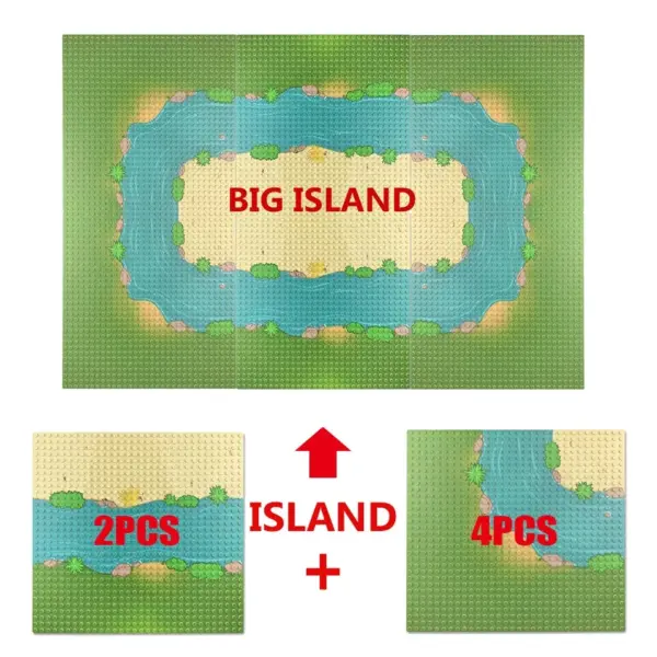 32x32 Dots Island Base Plate for Building - Image 4